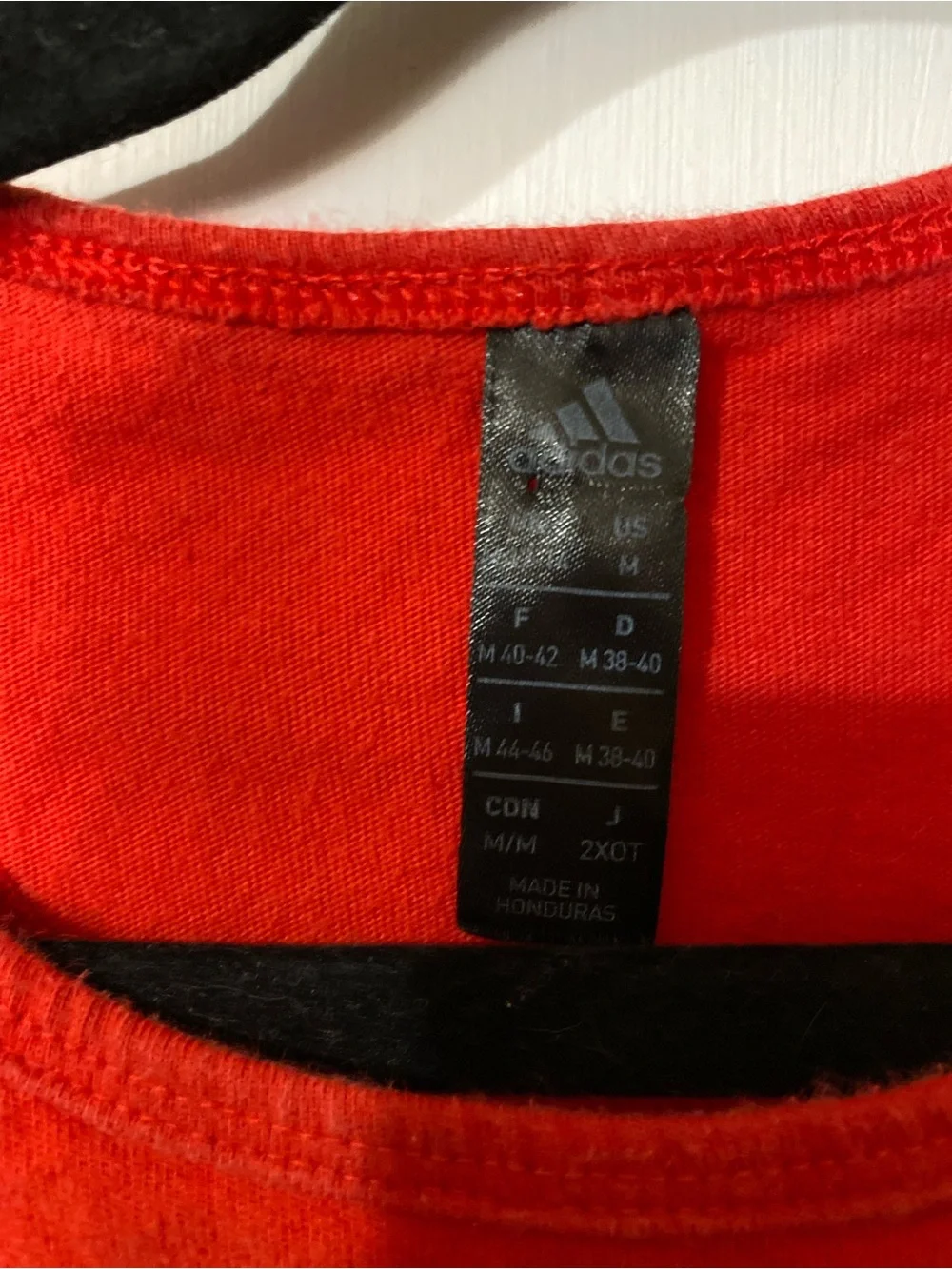 adidas Red Women's Tank with Stars Logo - Picture 2 of 3